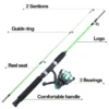 Combo Spinning Fishing Rod Ultralight Body Abs and Spinning Reel with Line