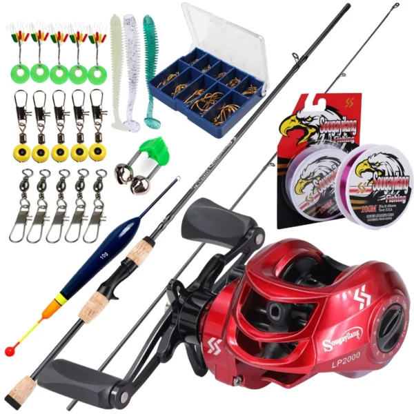 cn-11134207-7r98o-lpabm4jyuhuf9d.webp Set Casting Fishing Rod M Power Portable Ultralight Wood Handle and Baitcasting Fishing Reel High Speed Anti Corrosion Casting Reel 8KG Max Drag