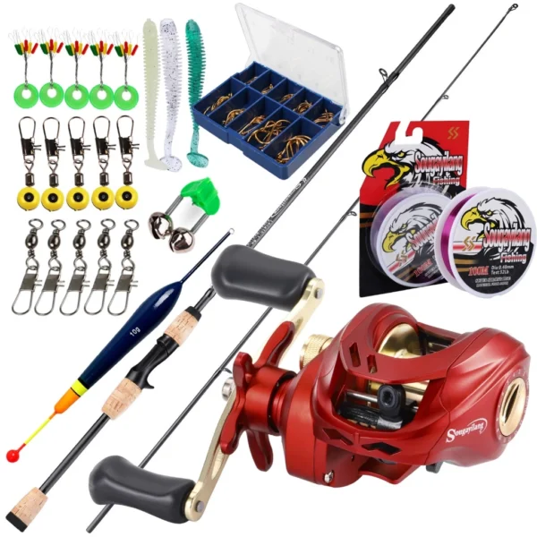 cn-11134207-7r98o-lpabm4jyvwev73.webp Set Casting Fishing Rod M Power Portable Ultralight Wood Handle and Baitcasting Fishing Reel High Speed Anti Corrosion Casting Reel 8KG Max Drag