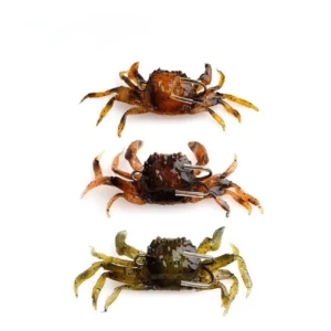 sg-11134201-7qvd8-lk0ovwuyueq217.webp Lifelike Soft Crab Fishing Lure Baits 1pc Random Color Fish Baits with Hook for Freshwater Saltwater Minnow Trout Perch Fishing