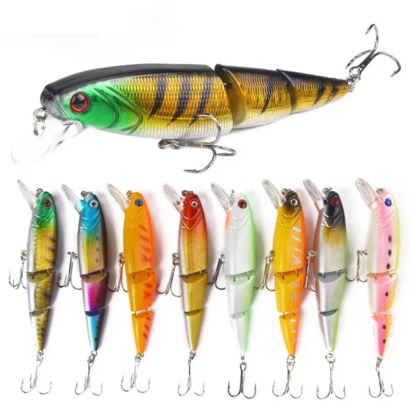 sg-11134201-7qvew-leso0x1g35cc8e.webp New Colorful Three Jointed Swim Fishing Lure 115cm15g 1pc Random Color Simulation Hard Bait Mino Bait Outdoor Fishing Gear