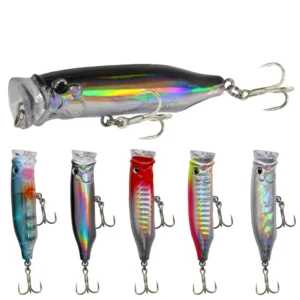 sg-11134201-7qvfg-lesdc0oh6xoof0.webp New Popper Lure Bait 7cm94g Floating Water Wave Lure Bait Seawater Fishing Freshwater 1pc Random Color