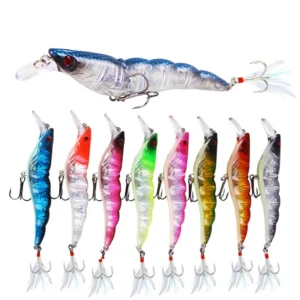 sg-11134201-7qvfr-ljwlixl7vqit73.webp Feather Shrimp Fishing Lure 136g95cm 1pc Random Color Sinking Plastic Artificial Shrimp Perch Hart Bait with Blood Tank Hook