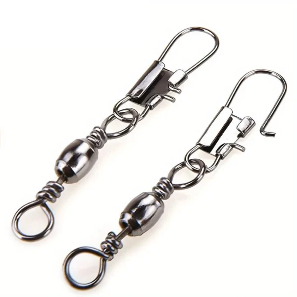 1pc Stainless Steel Fishing accessories 210 Premium Fishing Snap Swivels Connectors Quick Connect Fishing Lures Fishing Tackle